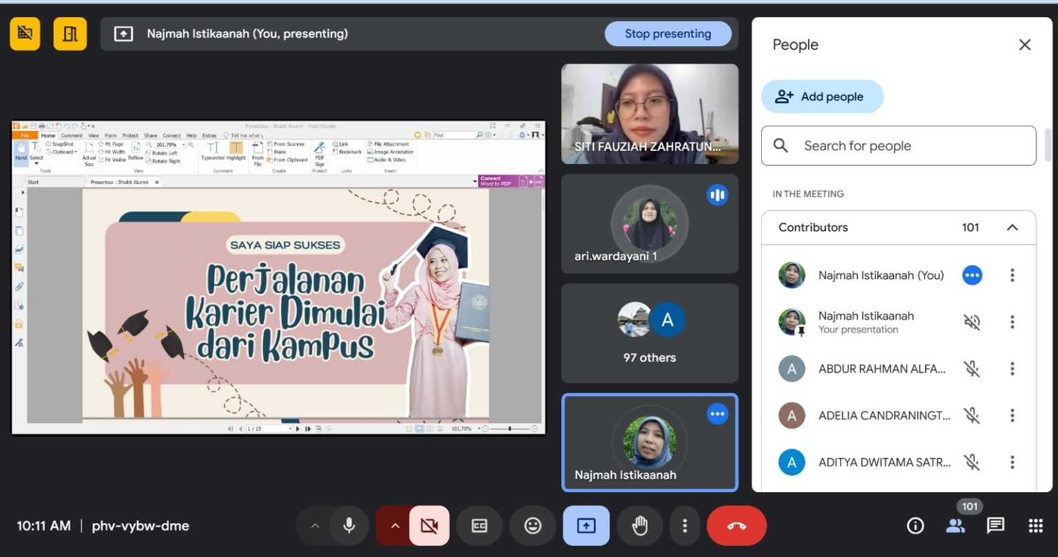 Perjalanan Karir Dimulai dari Kampus: Bakti Alumni Edisi Maret 2025