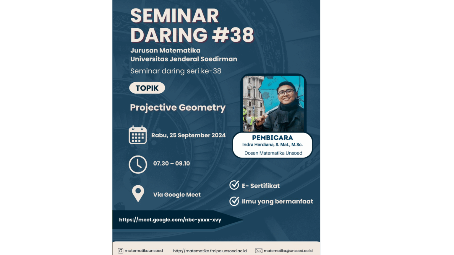 Seminar Daring Seri ke-38