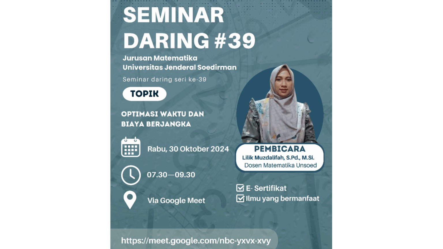 Seminar Daring Seri ke-39