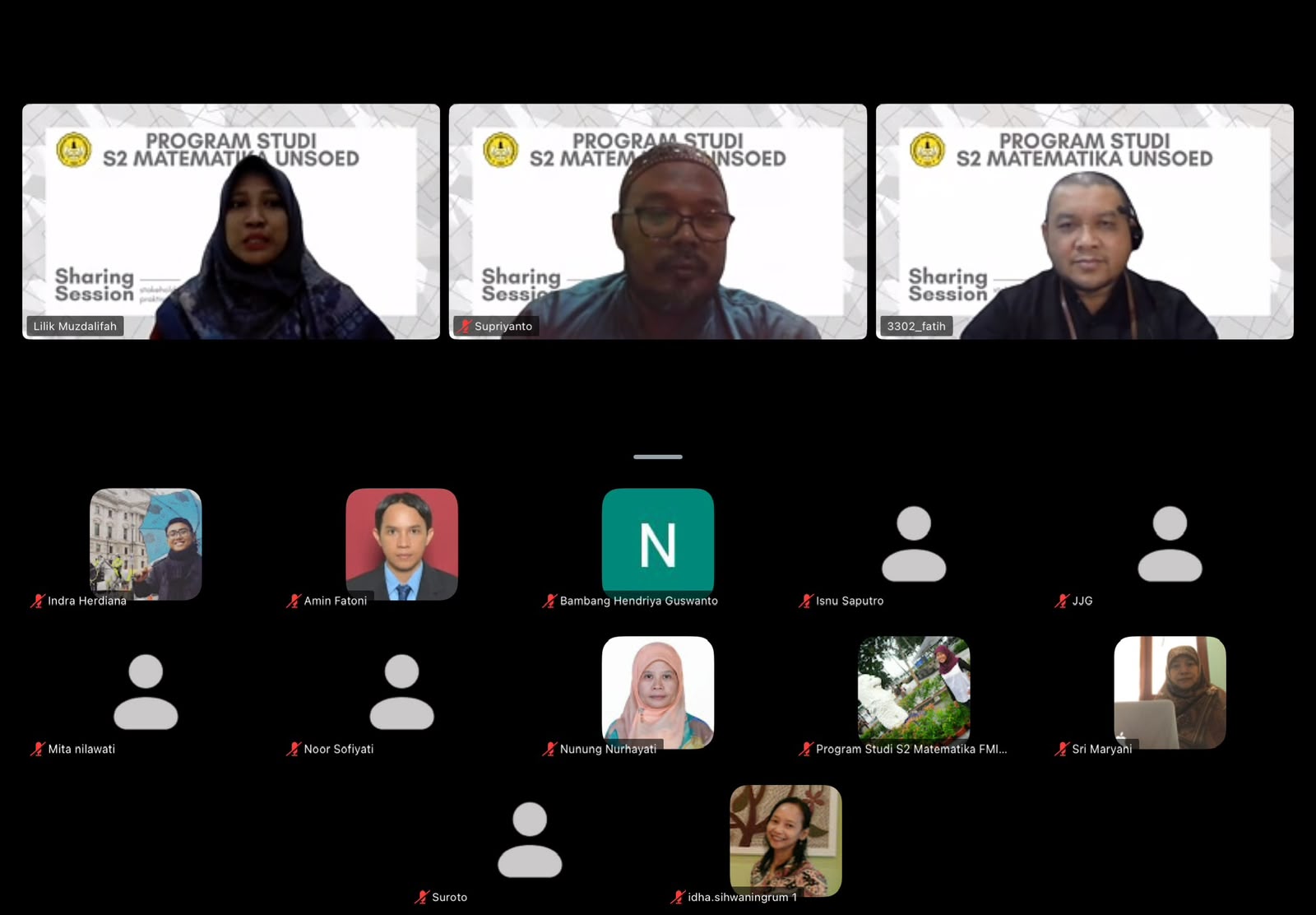 Prodi S-2 Matematika UNSOED Mengadakan Sharing Session dengan Praktisi dan Stakeholder untuk Menjamin Relevansi dengan Dunia Usaha dan Industri
