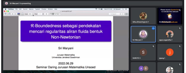 Semiring ke-13 Jurusan Matematika UNSOED