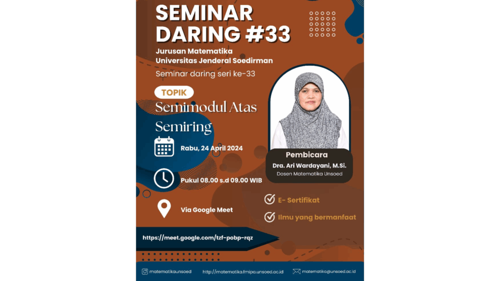 Seminar Daring Seri ke-33