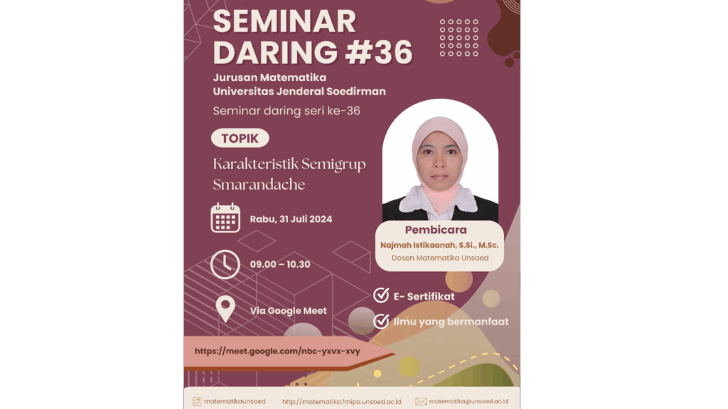Seminar Daring Seri ke-36